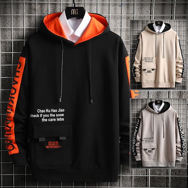 men's hoodies casual sweatshirts men streetwear men pullover hoodie 2020 spring autumn fashion hoodies men, Black
men's hoodies casual sweatshirts men streetwear men pullover hoodie 2020 spring autumn fashion hoodies men, Black
