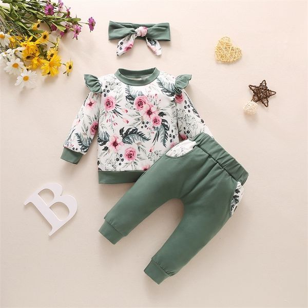 floral printed infant clothes sets for 0- baby girls winter ruffles and pockets pants casual pullover newborn outfits 30 lj201221, White
floral printed infant clothes sets for 0- baby girls winter ruffles and pockets pants casual pullover newborn outfits 30 lj201221, White