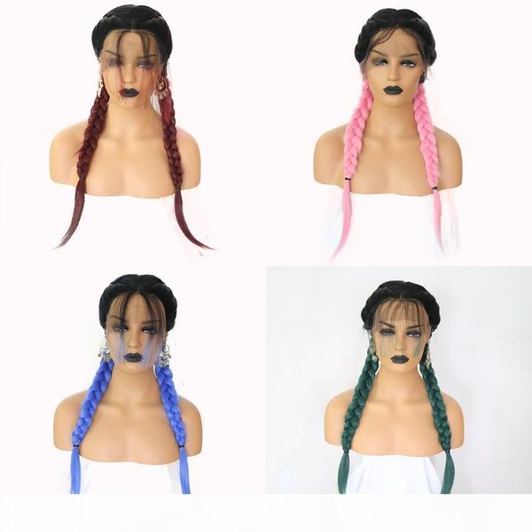 quinlux wigs ombre crochet braiding hair synthetic lace front wigs for women heat resistant fiber cornrows braided wig daily, Black
quinlux wigs ombre crochet braiding hair synthetic lace front wigs for women heat resistant fiber cornrows braided wig daily, Black