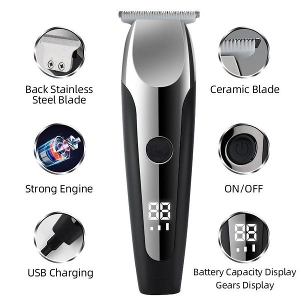 weidz father christmas gift hair trimmer with 6pcs limit comb 1mm usb rechargeable hair clipper dropshipping
weidz father christmas gift hair trimmer with 6pcs limit comb 1mm usb rechargeable hair clipper dropshipping