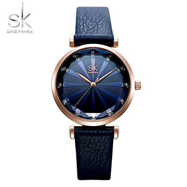 shengke women's watches quartz movement ladies wristwatch leather strap for women fashion analog dial pin buckle, Slivery;golden
shengke women's watches quartz movement ladies wristwatch leather strap for women fashion analog dial pin buckle, Slivery;golden