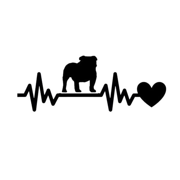 19*7.1cm english bulldog heartbeat lifeline rear windshield stylish decorative car stickers black/silver c6-1433
19*7.1cm english bulldog heartbeat lifeline rear windshield stylish decorative car stickers black/silver c6-1433