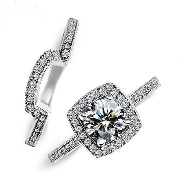 choucong brand unique cocktail luxury jewelry 925 sterling silver round cut white z cz diamond popular women wedding bridal ring set, Slivery;golden
choucong brand unique cocktail luxury jewelry 925 sterling silver round cut white z cz diamond popular women wedding bridal ring set, Slivery;golden