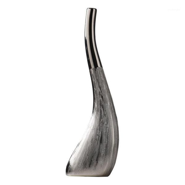 luxury contracted silver curve ceramic flower vase home decoration modern flower vase plant holder desk hydroponics room decor1
luxury contracted silver curve ceramic flower vase home decoration modern flower vase plant holder desk hydroponics room decor1