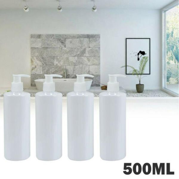 storage bottles & jars 4pcs large empty white lotion bottle shampoo pump body wash soap dispenser refillable container 500ml "1
storage bottles & jars 4pcs large empty white lotion bottle shampoo pump body wash soap dispenser refillable container 500ml "1