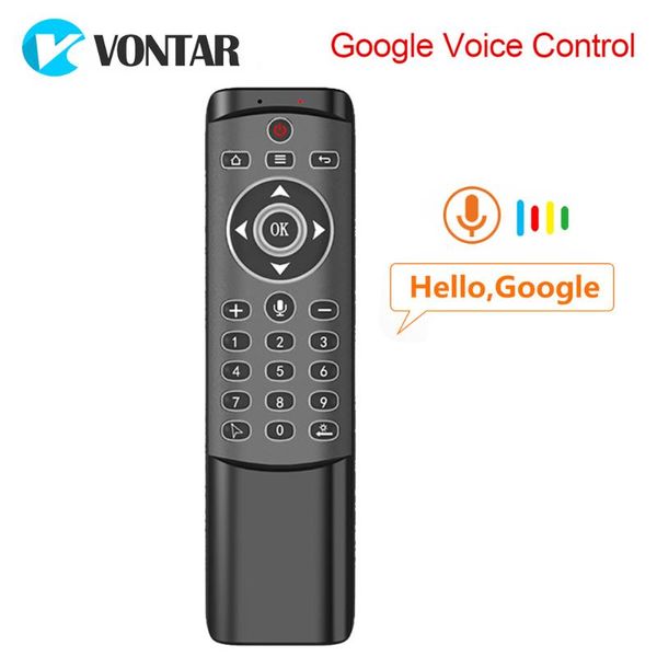 voice remote control 2.4g wireless mini keyboard with ir learning air mouse gyros for android tv box google assistant
voice remote control 2.4g wireless mini keyboard with ir learning air mouse gyros for android tv box google assistant