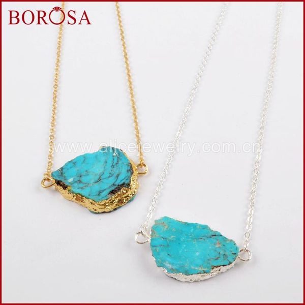 borosa 5 шт. золото / серебро цвет 100% натуральные бирюзы срез разъем регулируемое ожерелье ювелирные изделия драбики друз ювелирные издели, Silver
borosa 5 шт. золото / серебро цвет 100% натуральные бирюзы срез разъем регулируемое ожерелье ювелирные изделия драбики друз ювелирные издели, Silver