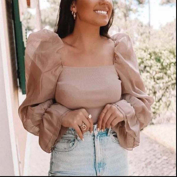 elegant women bomb knitted 2021 summer fashion ladies transparent mesh sleeve short blouses party sweet girls chic, White
elegant women bomb knitted 2021 summer fashion ladies transparent mesh sleeve short blouses party sweet girls chic, White