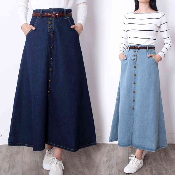 skirts fashion long mid-calf a-line women spring and autumn cotton single-breasted s-2xl jeans skirt 52pr, Black
skirts fashion long mid-calf a-line women spring and autumn cotton single-breasted s-2xl jeans skirt 52pr, Black