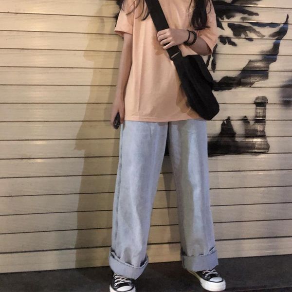 women's jeans jeans, spring and summer 2021 fall feeling, wide legs, mopping pants, high waist, straight pants for students., Blue
women's jeans jeans, spring and summer 2021 fall feeling, wide legs, mopping pants, high waist, straight pants for students., Blue