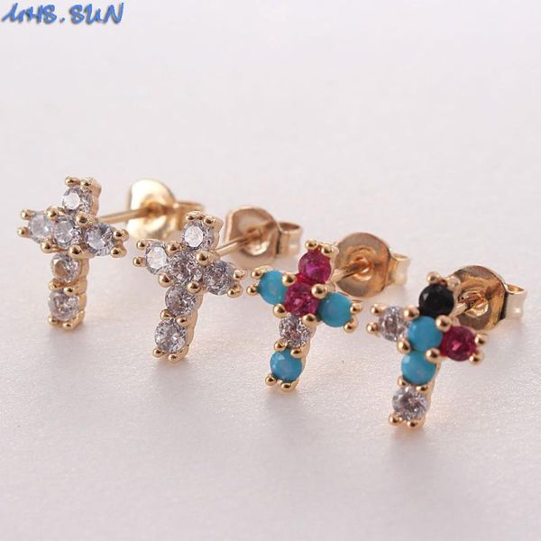 stud mhs.sun women fashion cz cross earrings gold color trendy girls cubic zirconia for party gift 1pair, Golden;silver
stud mhs.sun women fashion cz cross earrings gold color trendy girls cubic zirconia for party gift 1pair, Golden;silver