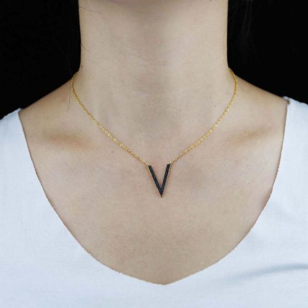 chains micro pave black cz cubic zirconia v chevron charm necklace fine 100% 925 sterling silver women girl choker chain
chains micro pave black cz cubic zirconia v chevron charm necklace fine 100% 925 sterling silver women girl choker chain