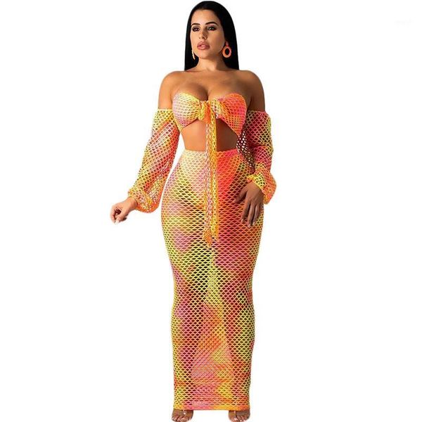 women's two piece pants tie dye fishnet sheer set women bow up strapless crop + maxi skirt summer beach 2pcs matching outfits1, White
women's two piece pants tie dye fishnet sheer set women bow up strapless crop + maxi skirt summer beach 2pcs matching outfits1, White
