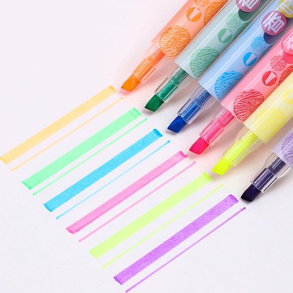6pcs creative high capacity double highlighter hand account marker pen drawing pen marcador child gift office school supplies h wmtvqu, Black;red
6pcs creative high capacity double highlighter hand account marker pen drawing pen marcador child gift office school supplies h wmtvqu, Black;red