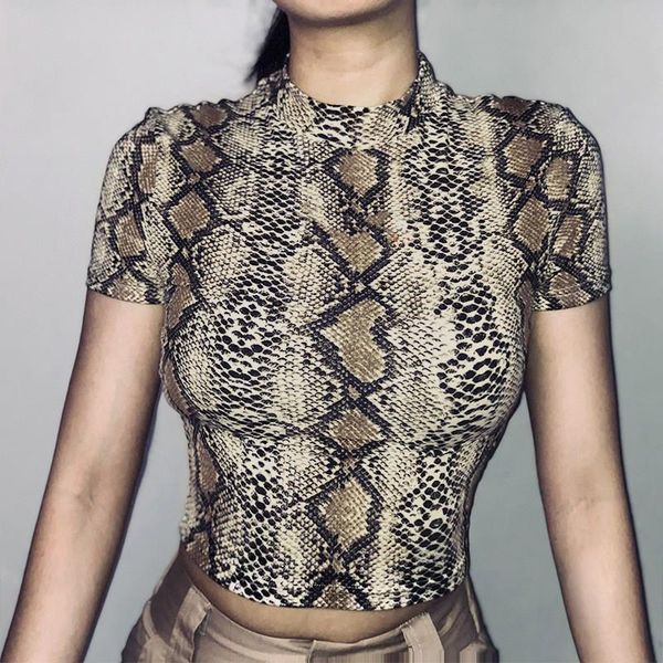 women clothes 2019 crop t shirt harajuku animal snake print tshirt women fashion aesthetic female t-shirt new tees, White
women clothes 2019 crop t shirt harajuku animal snake print tshirt women fashion aesthetic female t-shirt new tees, White