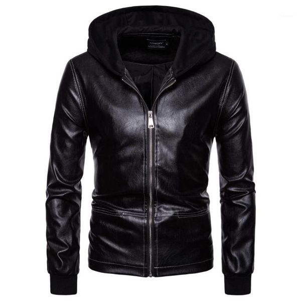 dropshipping fashion men leather jackets motorcycle pu leather male bomber hooded clothes outerwear faux long sleeves coat1, Black
dropshipping fashion men leather jackets motorcycle pu leather male bomber hooded clothes outerwear faux long sleeves coat1, Black