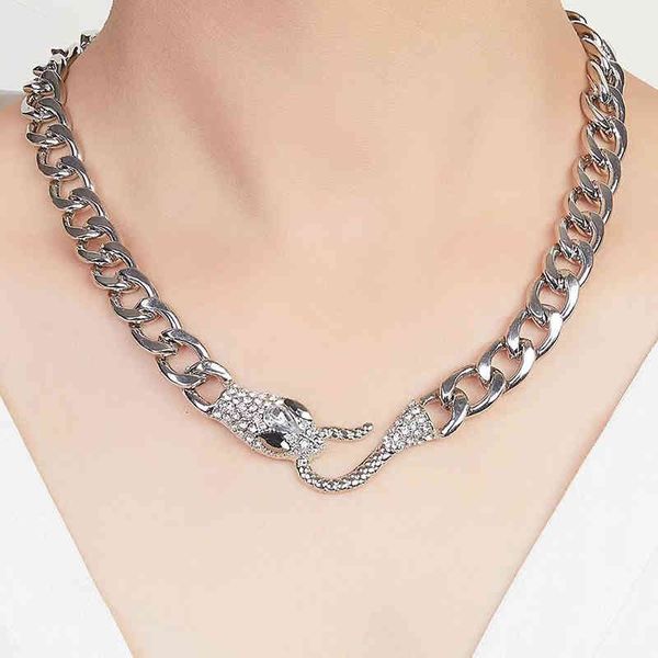 2022 internet celebrity blogger same paragraph medusa snake ins style necklace for women luxury men jewelry, Silver
2022 internet celebrity blogger same paragraph medusa snake ins style necklace for women luxury men jewelry, Silver