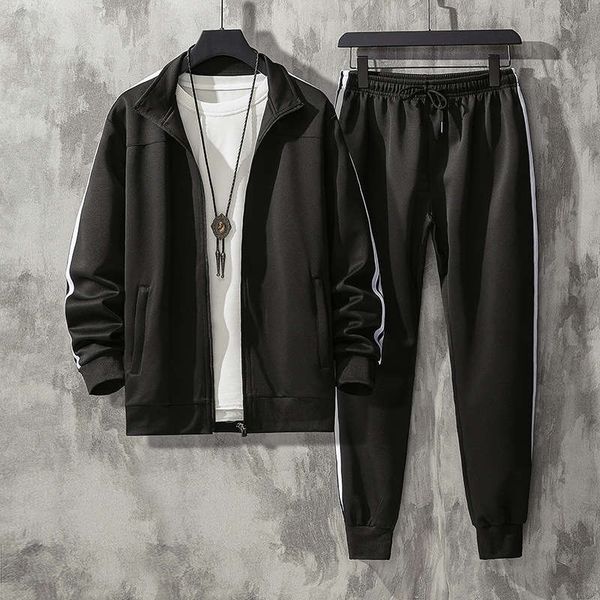 sports suit autumn 2020 new korean standing collar cardigan sweater casual men's running two piece set, Gray
sports suit autumn 2020 new korean standing collar cardigan sweater casual men's running two piece set, Gray