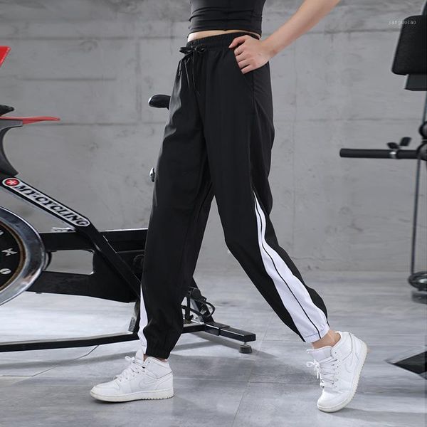 yoga outfits women's gymnastic drawstring quick-drying breathable fitness trousers slimming loose sports running pants1, White;red
yoga outfits women's gymnastic drawstring quick-drying breathable fitness trousers slimming loose sports running pants1, White;red