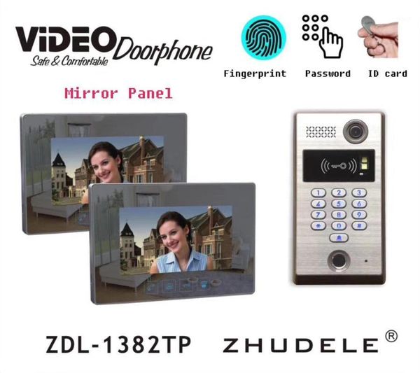 new arrival wired 7" video door phone fingerprint&password&id card doorbell intercom system with door access control system 1v21
new arrival wired 7" video door phone fingerprint&password&id card doorbell intercom system with door access control system 1v21