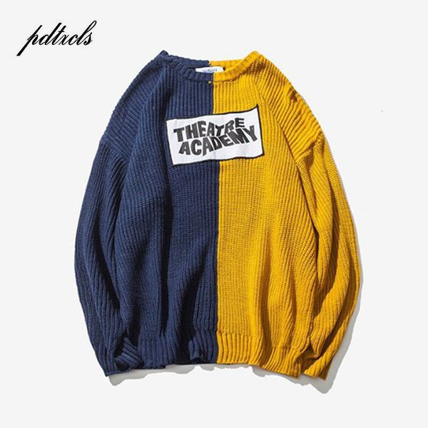 nieuwe kleur blok beatwork gebreide truien truien heren hip hop winter casure trui mannenmode losse lange mouw truien, Black
nieuwe kleur blok beatwork gebreide truien truien heren hip hop winter casure trui mannenmode losse lange mouw truien, Black