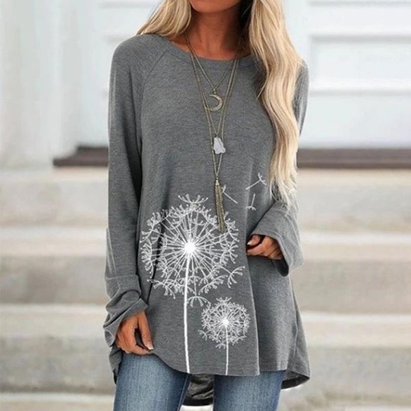 new plus size women tunic casual floral print o neck long sleeve women's t-shirts loose solid female pullovers 2020 ladies tee, White
new plus size women tunic casual floral print o neck long sleeve women's t-shirts loose solid female pullovers 2020 ladies tee, White