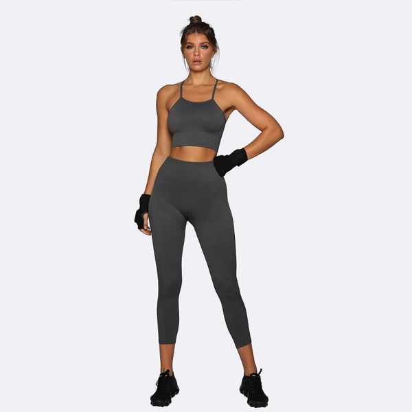 yoga outfits sports suit seamless 2021 women sportwear gym leggings and halter fitness running set elastic workout clothes, White;red
yoga outfits sports suit seamless 2021 women sportwear gym leggings and halter fitness running set elastic workout clothes, White;red