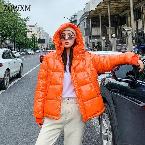zcwxm winter loose hooded bright color thick warm cotton coat women streetwear bread zipper short snow parka orange outwear, Black
zcwxm winter loose hooded bright color thick warm cotton coat women streetwear bread zipper short snow parka orange outwear, Black