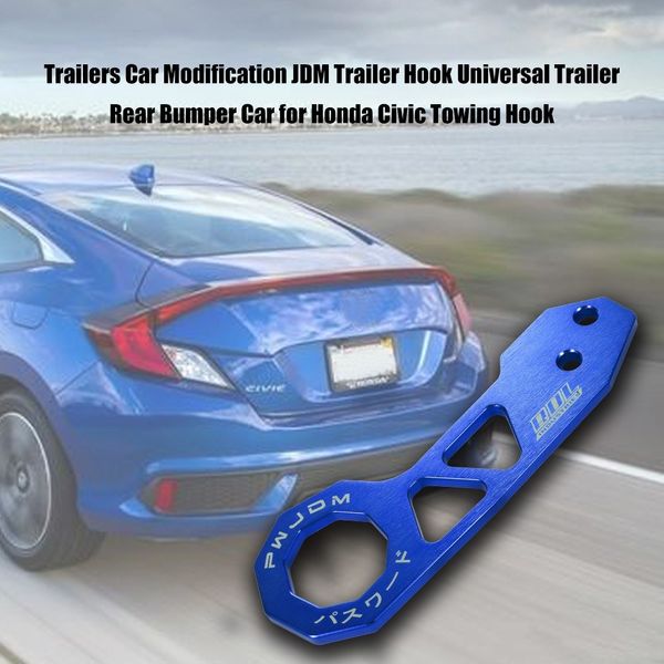 trailers car modification jdm trailer hook universal trailer rear bumper car for honda civic towing hook auto accessory aluminium alloy
trailers car modification jdm trailer hook universal trailer rear bumper car for honda civic towing hook auto accessory aluminium alloy