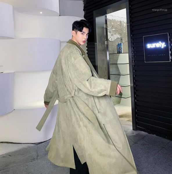 mens trench coats man vintage deerskin velvet long coat men clothes loose overcoat long sleeve 2020 new designer autumn spring1, Tan;black
mens trench coats man vintage deerskin velvet long coat men clothes loose overcoat long sleeve 2020 new designer autumn spring1, Tan;black