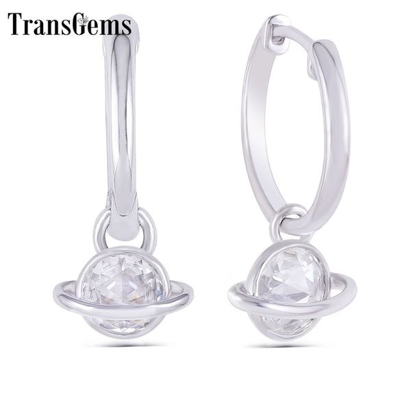 transgems 14k white gold 2ctw 6.5mm rose cut f colorless moissanite hoop planet earring for women fine jewelry anniversary gifts y200620, Golden;silver
transgems 14k white gold 2ctw 6.5mm rose cut f colorless moissanite hoop planet earring for women fine jewelry anniversary gifts y200620, Golden;silver