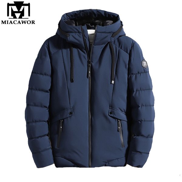 miacawor new 2020 autumn winter warm jackets men hooded parkas jacket coat men outwear style casual waterproof parka men j669 q1217, Black
miacawor new 2020 autumn winter warm jackets men hooded parkas jacket coat men outwear style casual waterproof parka men j669 q1217, Black