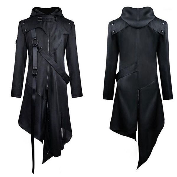 vintage punk custome cosplay jackets gothic belt swallow-tail coat long sleeved vintage halloween long uniform men outfit1, Tan;black
vintage punk custome cosplay jackets gothic belt swallow-tail coat long sleeved vintage halloween long uniform men outfit1, Tan;black