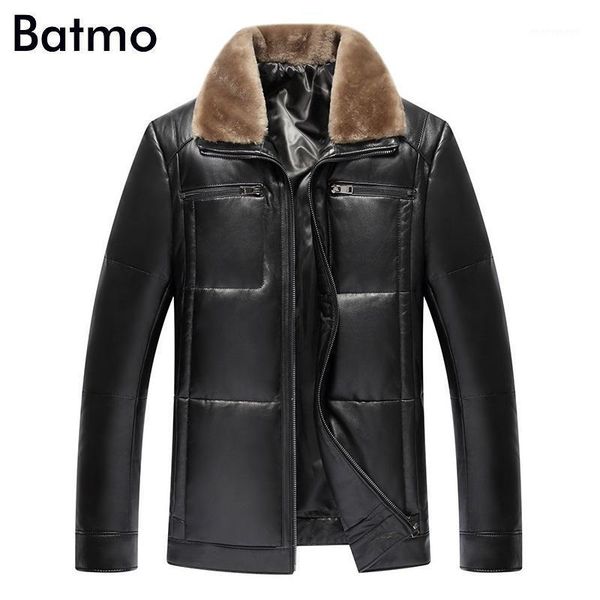 men's leather & faux batmo 2021 arrival winter thick keep warm white duck down sheepskin real men's coat,size l,,xxl,xxxl,4xl zp, Black
men's leather & faux batmo 2021 arrival winter thick keep warm white duck down sheepskin real men's coat,size l,,xxl,xxxl,4xl zp, Black