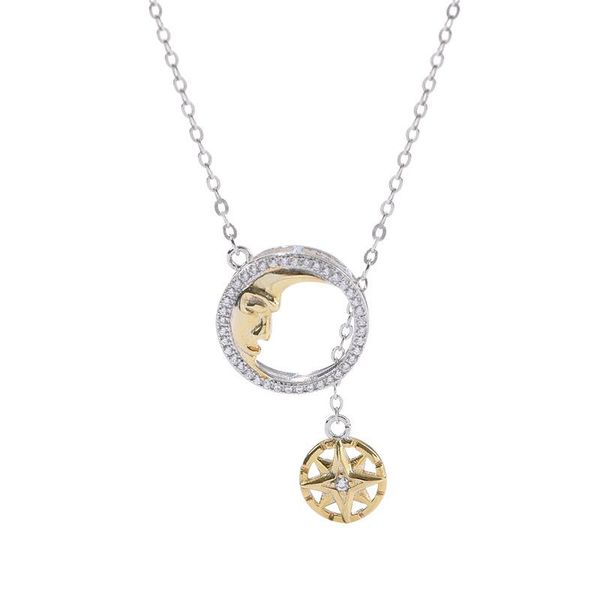 harlig sterling silver 925 silver color sun and moon chain choker for women allergy fashion jewelry trendy style, Golden;silver
harlig sterling silver 925 silver color sun and moon chain choker for women allergy fashion jewelry trendy style, Golden;silver