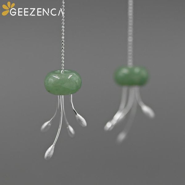 original design white green jade 925 sterling silver women's earrings fine jewelry natural stone long dangle drop earring party
original design white green jade 925 sterling silver women's earrings fine jewelry natural stone long dangle drop earring party