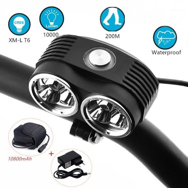 bike lights 10000 lumen waterproof front light xm-l t6 led bicycle lamp + 18650 battery pack charger1
bike lights 10000 lumen waterproof front light xm-l t6 led bicycle lamp + 18650 battery pack charger1