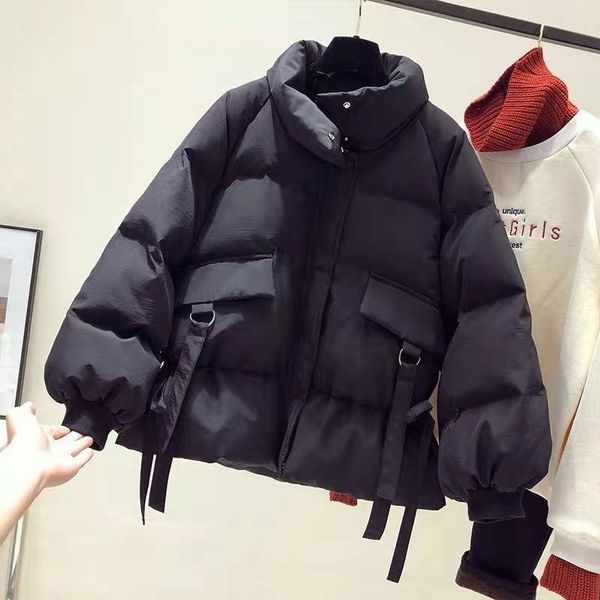 cotton clothing women 2021 new bread clothing college students korean version of loose ins cotton coat women's short winter warm jacket, Black
cotton clothing women 2021 new bread clothing college students korean version of loose ins cotton coat women's short winter warm jacket, Black