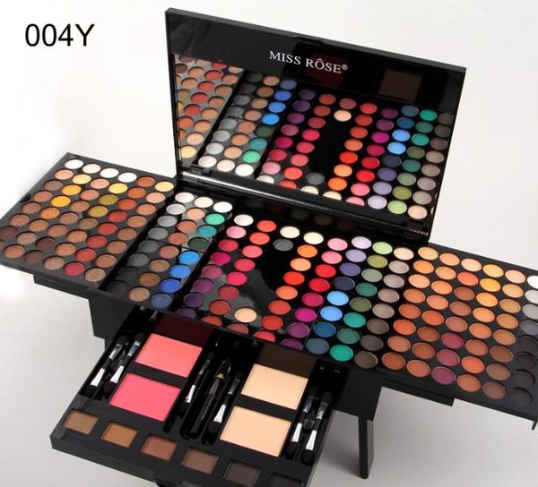 

makeup sets miss rose 180 colors eye shadow 2 powder blusher 6 eyebrow kit lady's palette 7002-004n