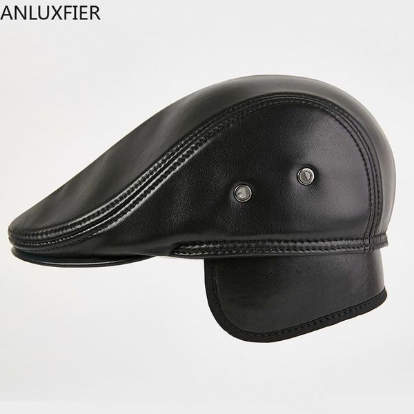 berets h7632 genuine leather beret cap male sheepskin forward hat middle-aged men warm autumn winter fashion solid color caps, Blue;gray
berets h7632 genuine leather beret cap male sheepskin forward hat middle-aged men warm autumn winter fashion solid color caps, Blue;gray