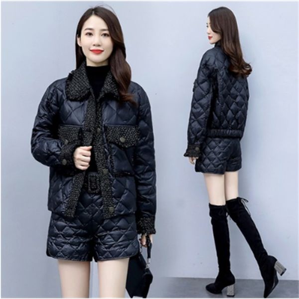 jacket and women's fashionable shorts long sleeve suit blazer all female femme edh3, White;black
jacket and women's fashionable shorts long sleeve suit blazer all female femme edh3, White;black