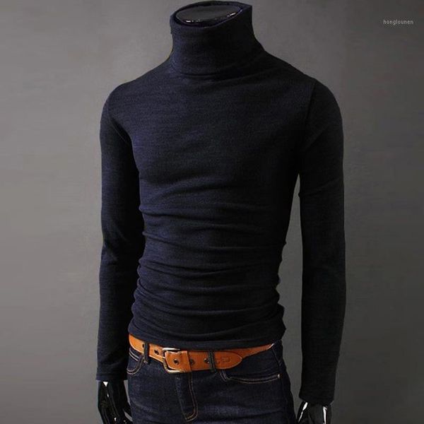 2019 autumn and winter new men's sweater men's high collar solid color sweater slim knitted casual1, White;black
2019 autumn and winter new men's sweater men's high collar solid color sweater slim knitted casual1, White;black