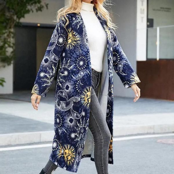 women's coat printed single-breasted long-sleeved jacket 2020 autumn and winter new fashion style commuter long coat, Tan;black
women's coat printed single-breasted long-sleeved jacket 2020 autumn and winter new fashion style commuter long coat, Tan;black