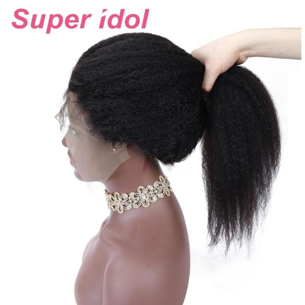 lace wigs super 13x4 front wig brazilian kinky straight human hair frontal for woman remy, Black;brown
lace wigs super 13x4 front wig brazilian kinky straight human hair frontal for woman remy, Black;brown