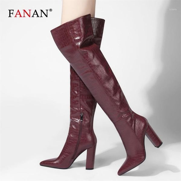 boots fanan over the knee for women stone pattern leather long high heels pointed toe black ladies shoes winter1
boots fanan over the knee for women stone pattern leather long high heels pointed toe black ladies shoes winter1