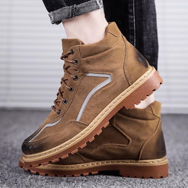boots catwalk style men winter safety work leather increase shoes warm cottom ankle snow man casual shoes1, Black
boots catwalk style men winter safety work leather increase shoes warm cottom ankle snow man casual shoes1, Black