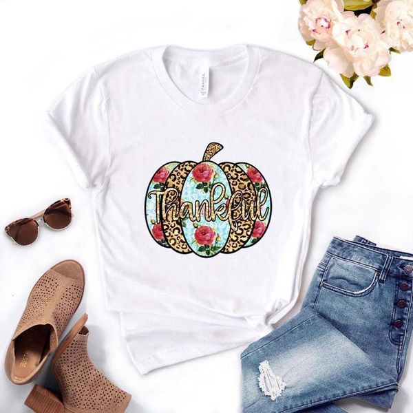 thankful pumpkin leopard fall women tshirt cotton casual funny t shirt gift for lady yong girl tee pm-54, White
thankful pumpkin leopard fall women tshirt cotton casual funny t shirt gift for lady yong girl tee pm-54, White
