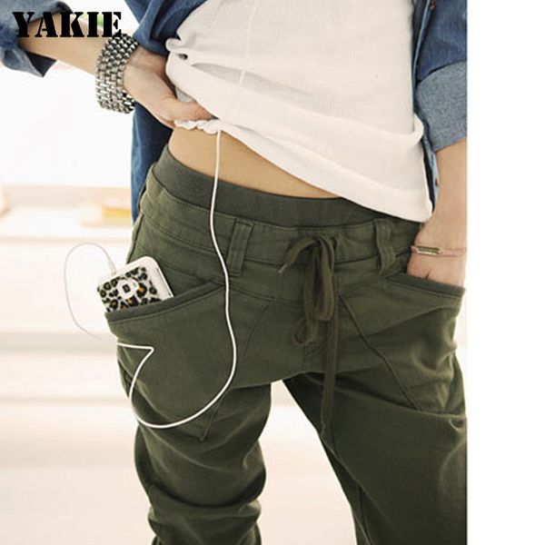 plus size s-xxxl spring summer women's harem pants loose casual trousers cotton linen elastic high waist women pants 201113, Black;white
plus size s-xxxl spring summer women's harem pants loose casual trousers cotton linen elastic high waist women pants 201113, Black;white