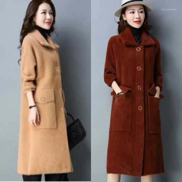 women's fur & faux coat winter women mink cashmere jacket elegant long loose size warm female overcoat1, Black
women's fur & faux coat winter women mink cashmere jacket elegant long loose size warm female overcoat1, Black