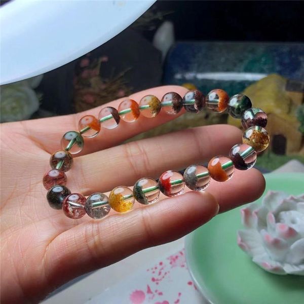 1pcsNatural Multicolor Ghost Phantom Quartz Crystal Stone Specimen Healing Bracelet Home Decor gift, Black
1pcsNatural Multicolor Ghost Phantom Quartz Crystal Stone Specimen Healing Bracelet Home Decor gift, Black